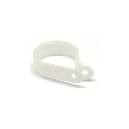 Cable Wholesale Nylon Cable Clamp, R-Type Loop Hanger, 100 Pieces, 0.25 inch 30CV-31100